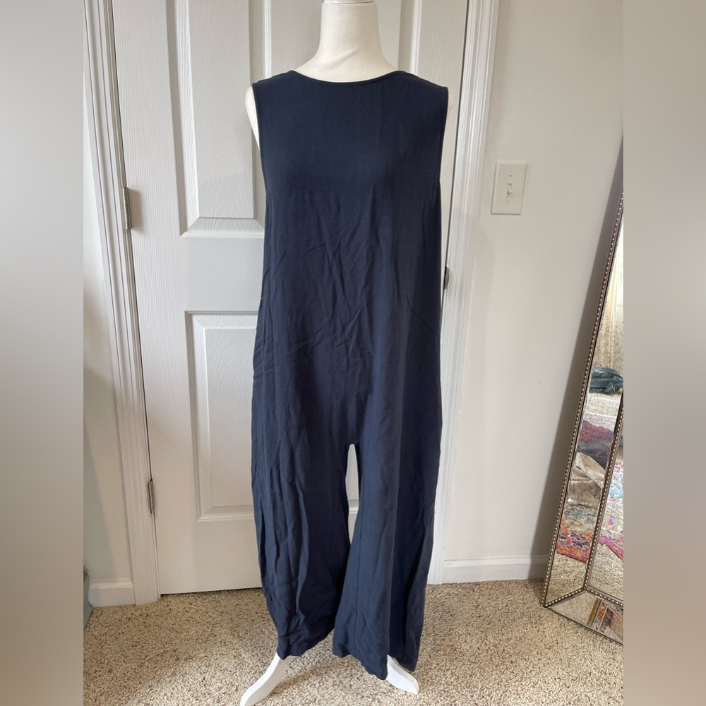 Navy jumpsuit